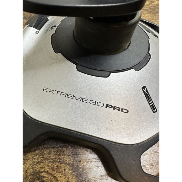 Logitech Extreme 3D Pro USB Joystick J-UF17 X3D Flight Sim Joy-Stick - Picture 3 of 4